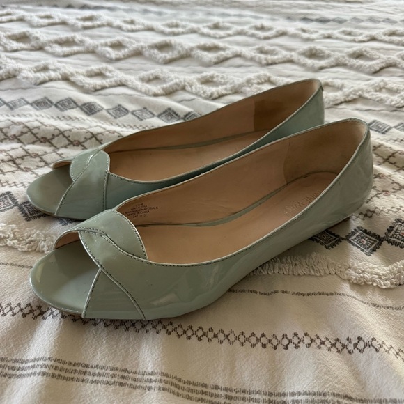 Nine West Women's Mint Peep Toe Flats - Picture 2 of 6
